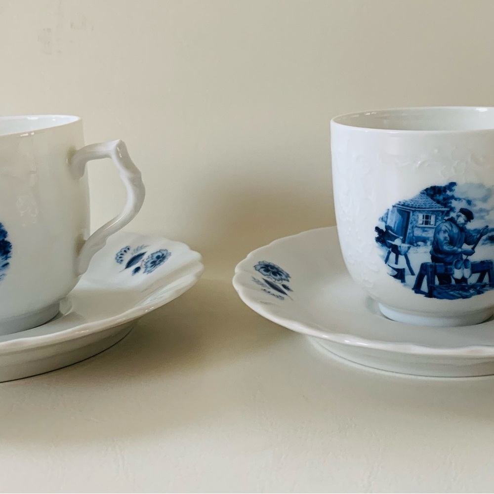 Hand painted cups from Holland
